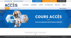 Desktop Screenshot of cours-acces.fr