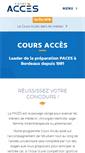Mobile Screenshot of cours-acces.fr